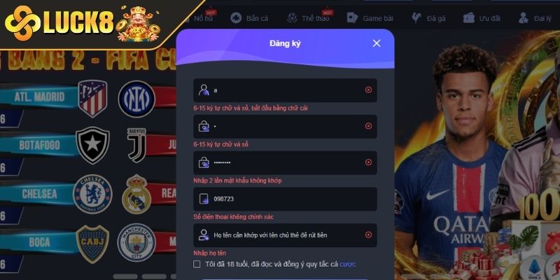 Một số lưu ý khi đăng ký LUCK8 để đảm bảo an toàn tài khoản