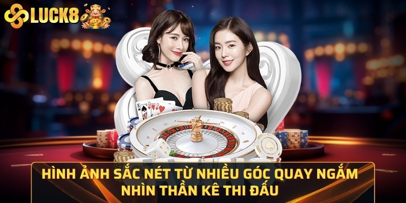 Hình ảnh sắc nét từ nhiều góc quay ngắm nhìn thần kê thi đấu
