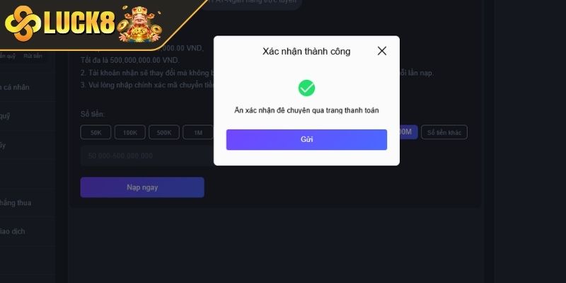 Điều cần lưu ý khi thực hiện nạp rút tiền LUCK8 tránh sự cố