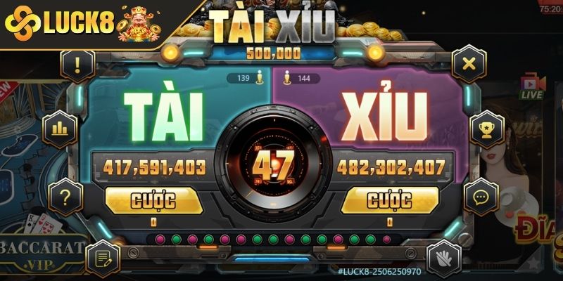 Giới thiệu game Tài Xỉu LUCK8